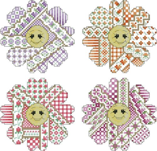 (image for) Crazy Daisies Ornaments